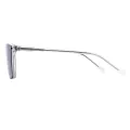 Graeme - Cat-eye Clear Clip On Sunglasses for Men & Women